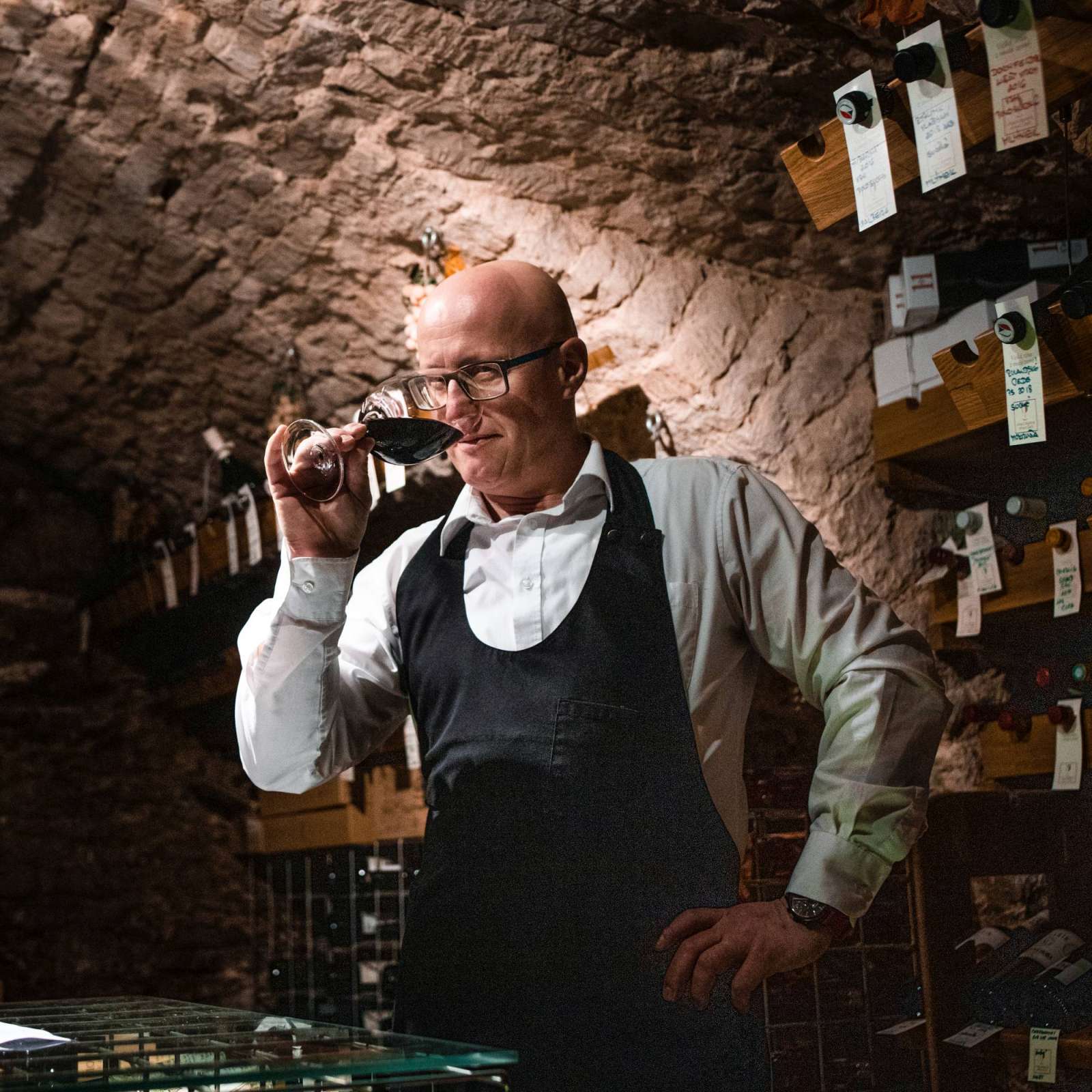 Invitation of castle’s sommelier